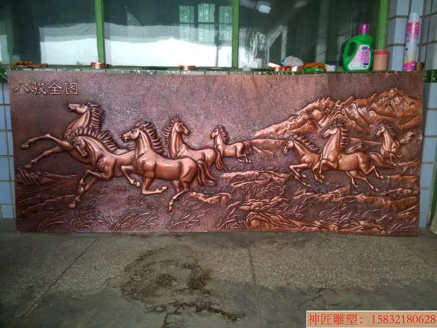厂家制作紫铜浮雕 锻铜雕塑 大型园林景观制作工程案例